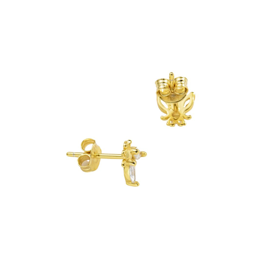 Majesty Gold Bee Earrings