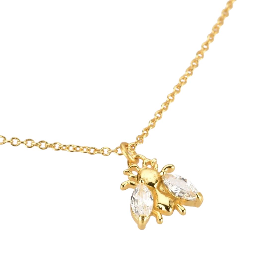 Collier Abeille en Or Elegance