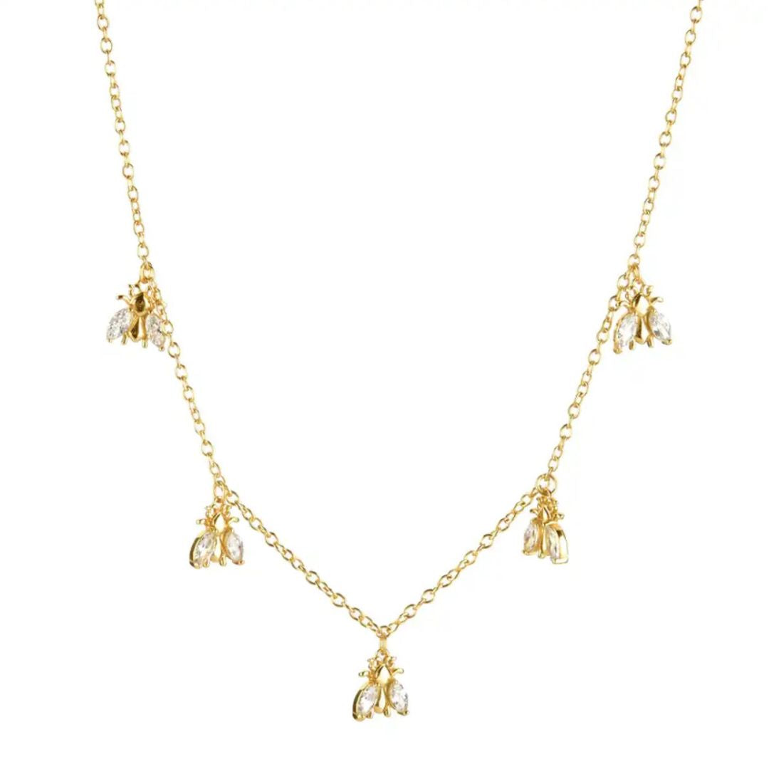 Serenity Gold Bee Necklace