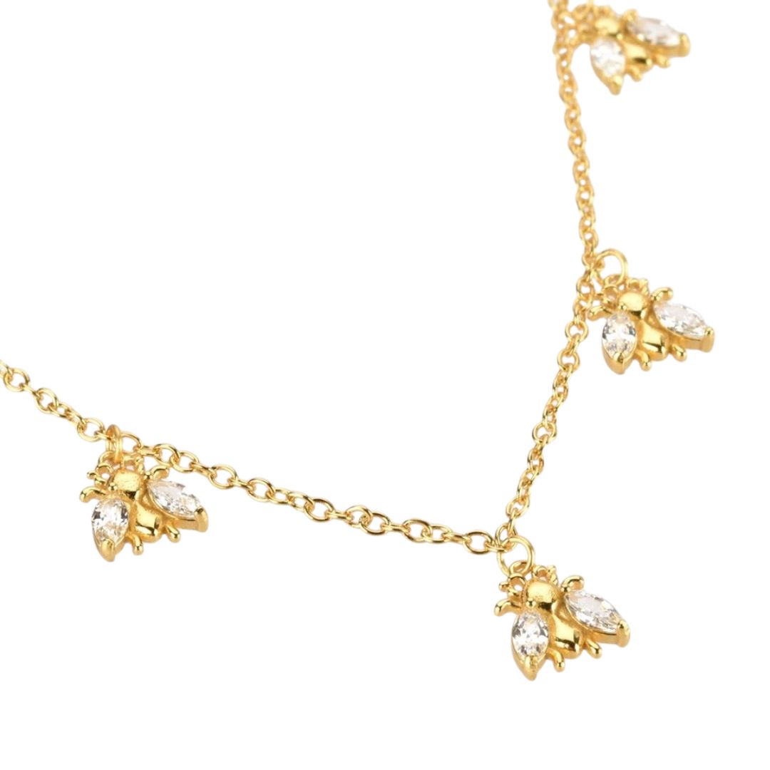 Serenity Gold Bee Necklace