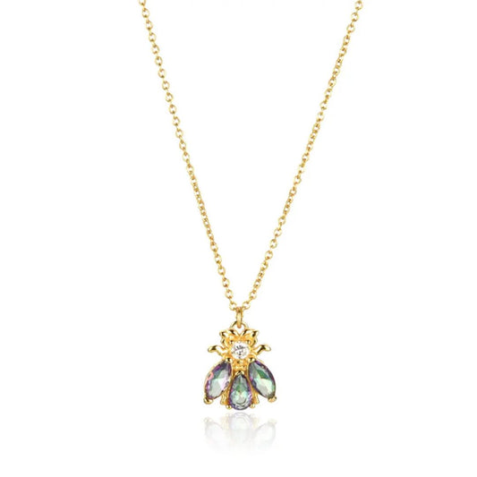 Nectar Gold Bee Necklace